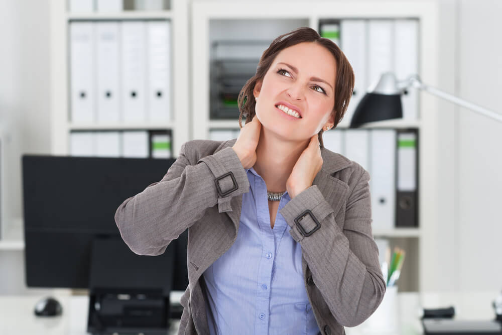 neck pain when looking up