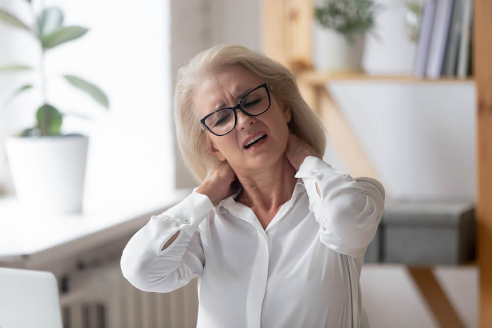 lower neck pain