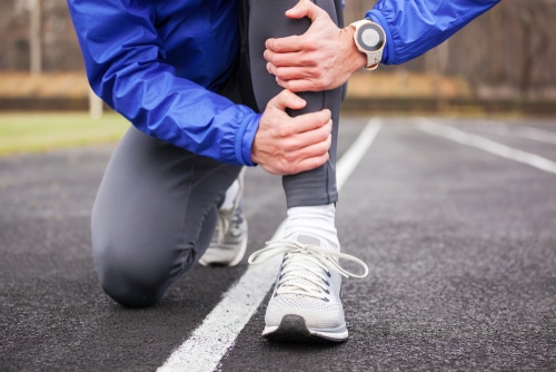 shin pain after knee replacement